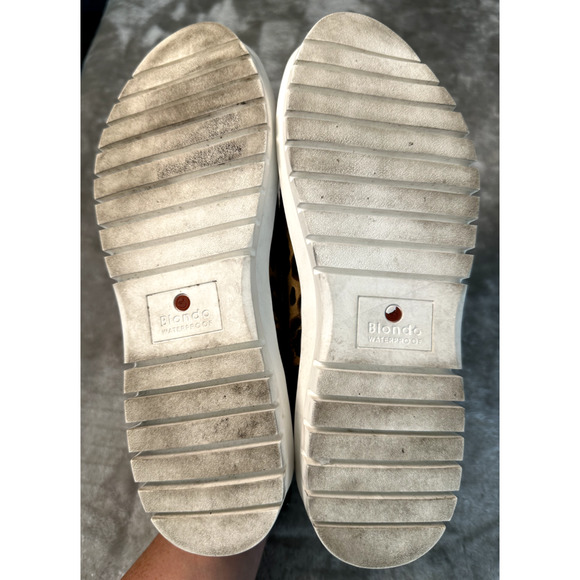 Blondo Flora Waterproof Leopard Print Sneaker Chelsea Boots Womens Size 8.5 - Picture 5 of 10